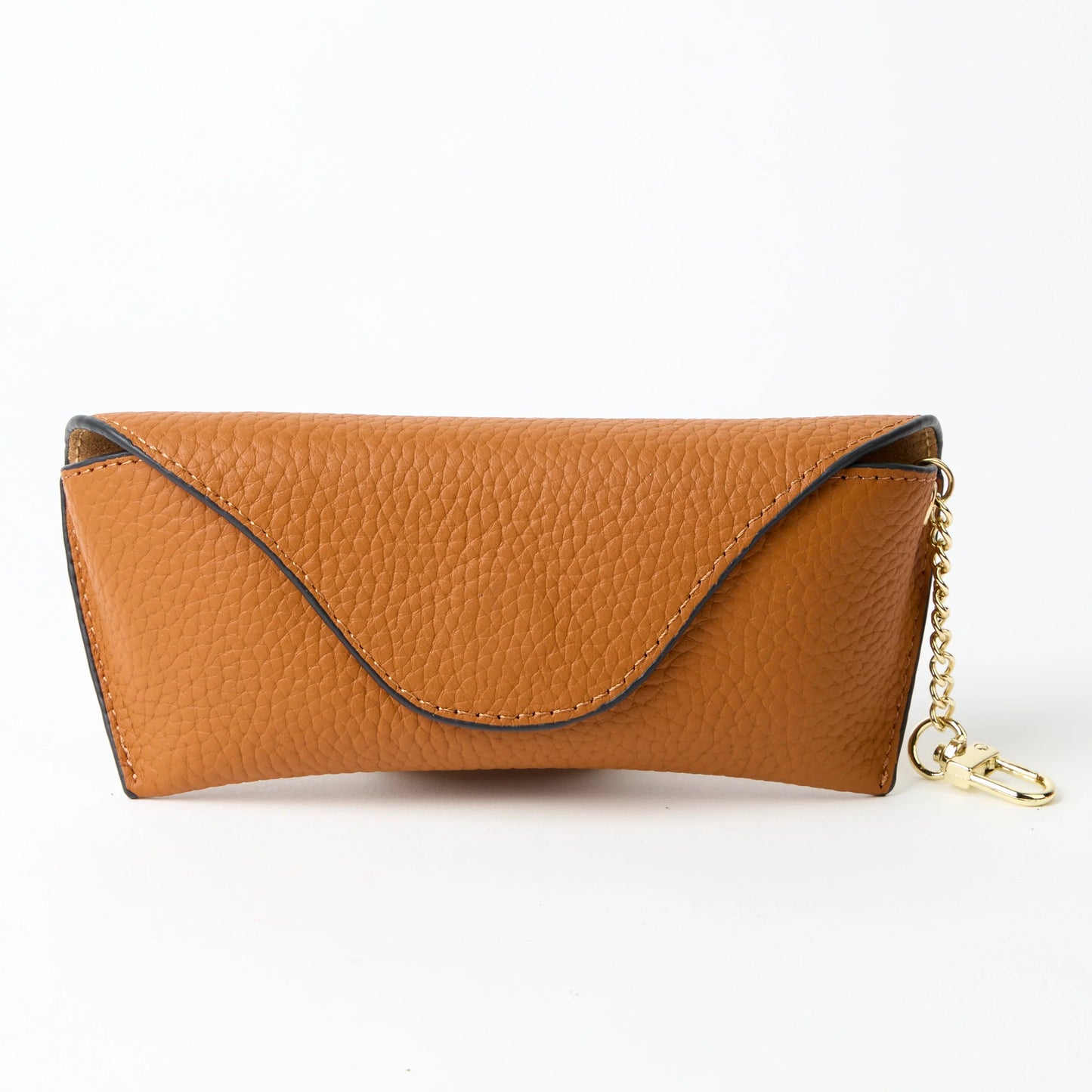 Sunglass Case with Keychain Tan