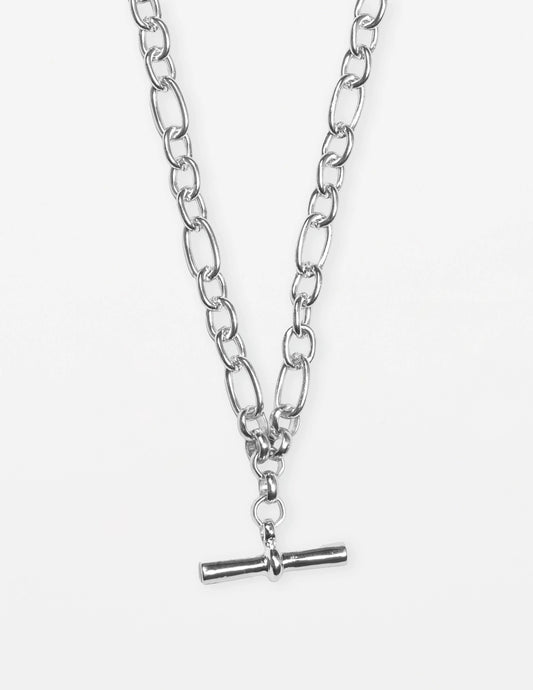 Necklace Chunky Fob - SILVER