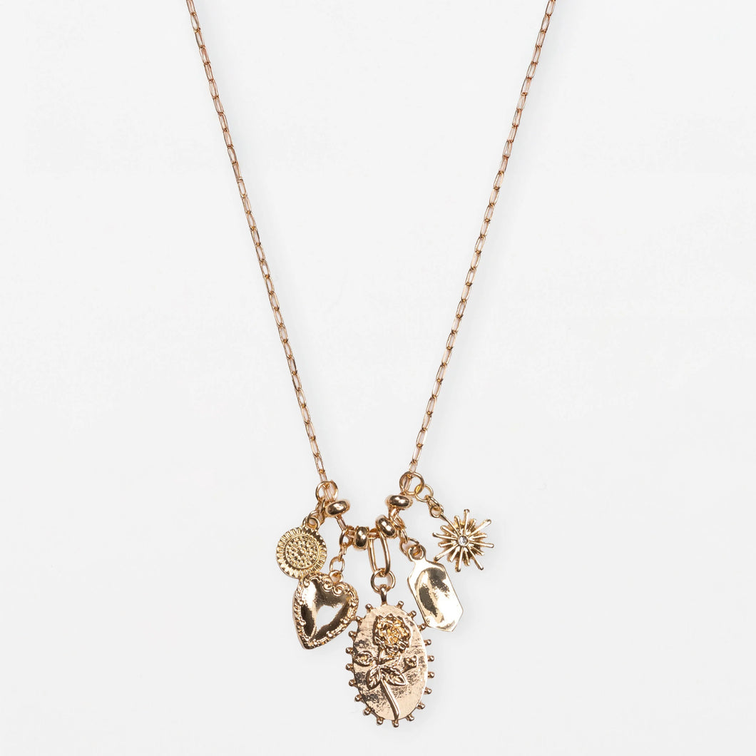 Gold Charm Necklace