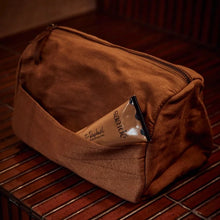 Load image into Gallery viewer, Journey Toiletry Canvas Bag Terracotta