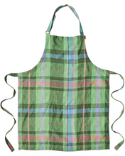 Load image into Gallery viewer, Jewel of the Nile Tartan Linen Apron