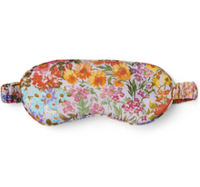 Load image into Gallery viewer, Forever Floral Lilac Silk Eye Mask