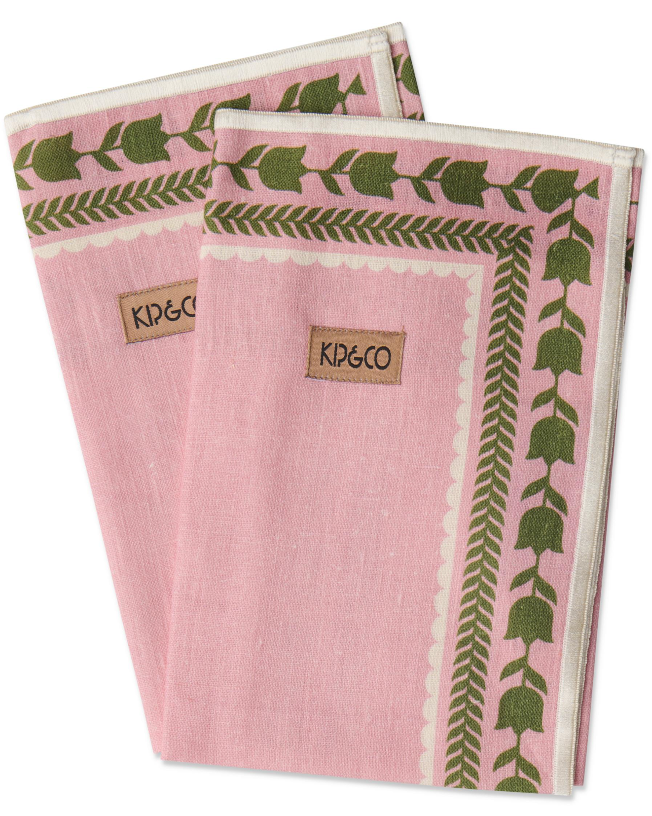 Flower Chain Embroidered Napkin Set (of 4)