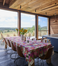 Load image into Gallery viewer, Bush Christmas Linen Tablecloth