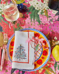 Bush Christmas Linen Tablecloth