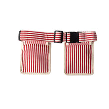 Load image into Gallery viewer, Le Sac Gardening Tool Belt (Red Stripe)