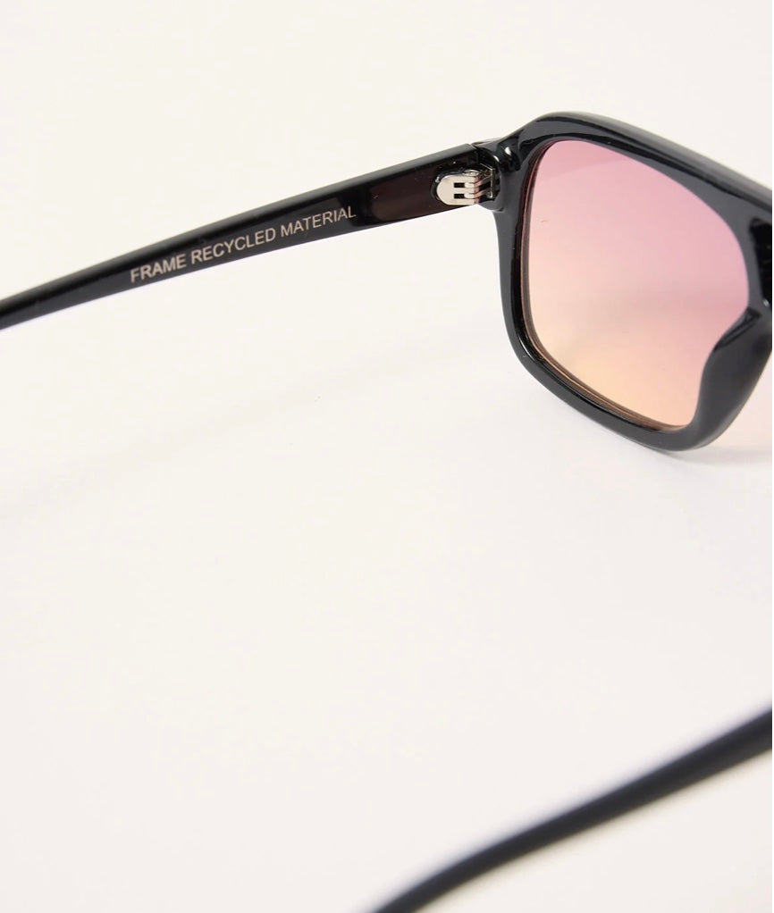 Runway Black Sunset