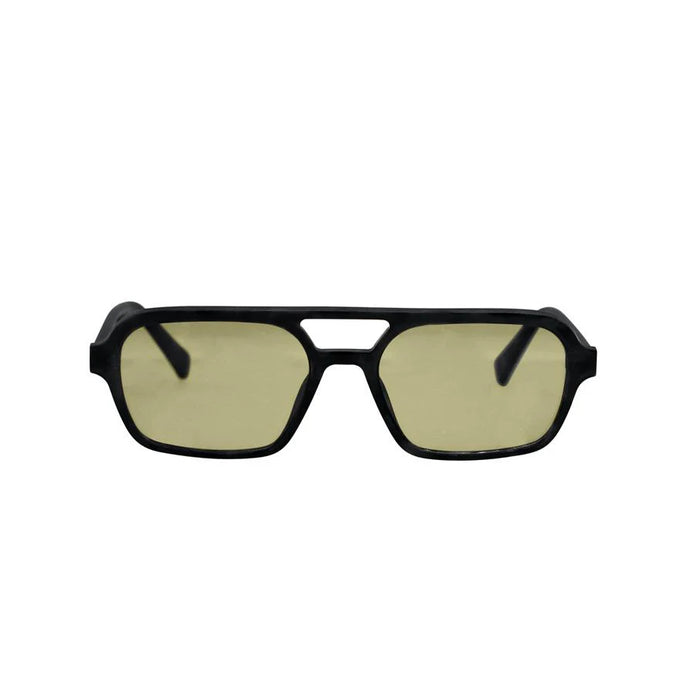 Tomorrowland Black/olive Sunglasses