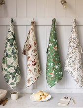 Load image into Gallery viewer, An Enchanted Christmas Linen Tea Towel