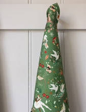 Load image into Gallery viewer, Fairytale Christmas Linen Tea Towel