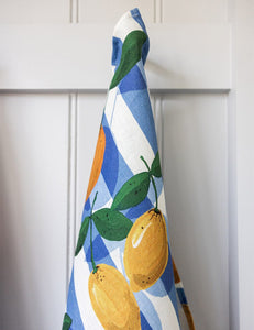 Citrus Linen Tea Towel