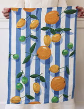 Load image into Gallery viewer, Citrus Linen Tea Towel