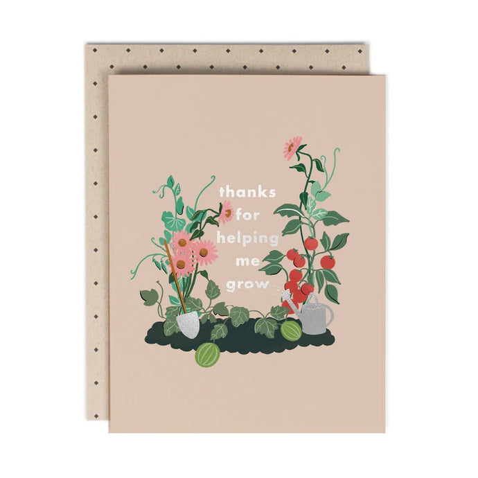 Thanks for helping me grow