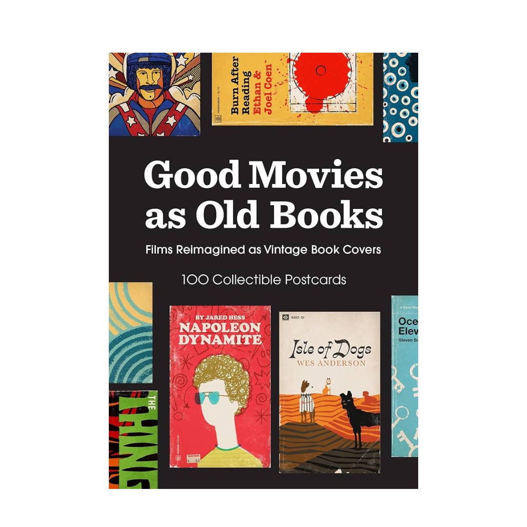 Good Movies as Old Books Collectible Postcards