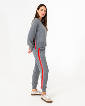 Load image into Gallery viewer, Winnie Speed Stripe Jumper Thunder Grey