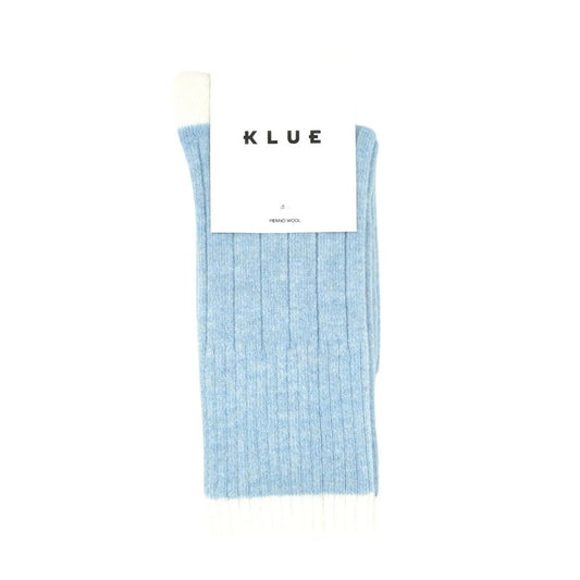 Merino Wool Blue & Cream Socks