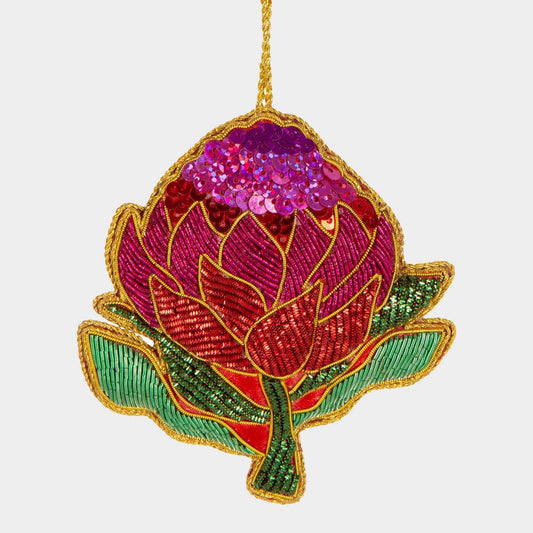 Beaded Decoration Waratah