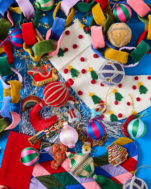 Festive Velvet Chain Garland