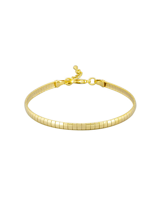Gold Snake Link Bracelet