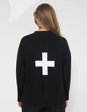 Load image into Gallery viewer, Logo Cardigan Black