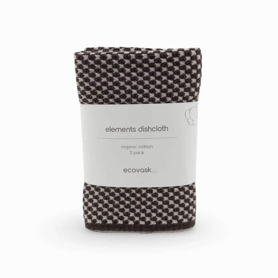 Dishcloth ELEMENTS 3pk - Kiwi Chocolate