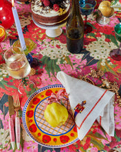 Load image into Gallery viewer, Noel Embroidered Linen 4P Napkin Set