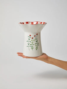 Blossom Tall Red Vase