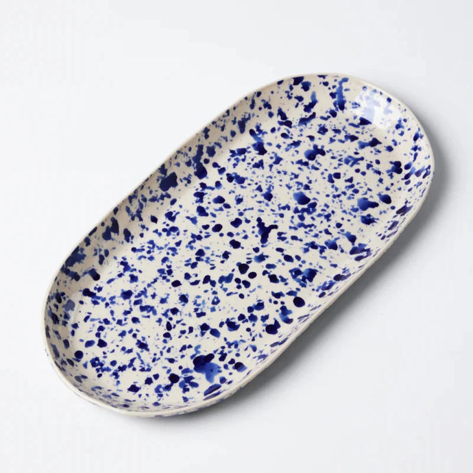 Splatter Blue Platter