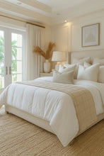 Load image into Gallery viewer, Stonewashed Organic Cotton Quilt - Natural