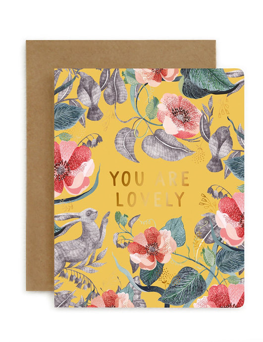 'You are lovely' Card