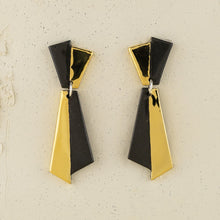 Load image into Gallery viewer, Late Night Drop Black Earrings