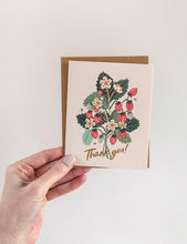 Load image into Gallery viewer, &#39;Thank You&#39; Strawberries Card