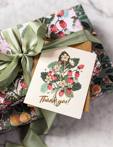 'Thank You' Strawberries Card
