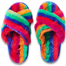 Load image into Gallery viewer, Rainbow Blast Slippers