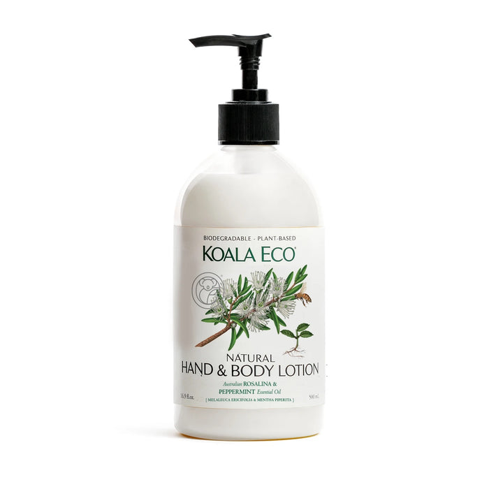 Natural Hand and Body Lotion Rosalina and Peppermint