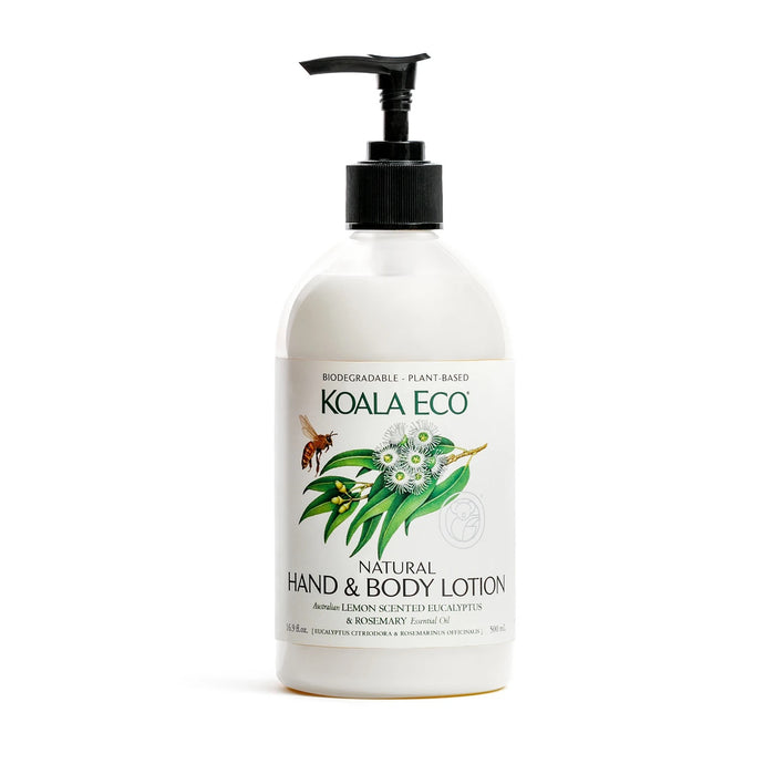 Natural Hand and Body Lotion Lemon Scented Eucalyptus & Rosemary