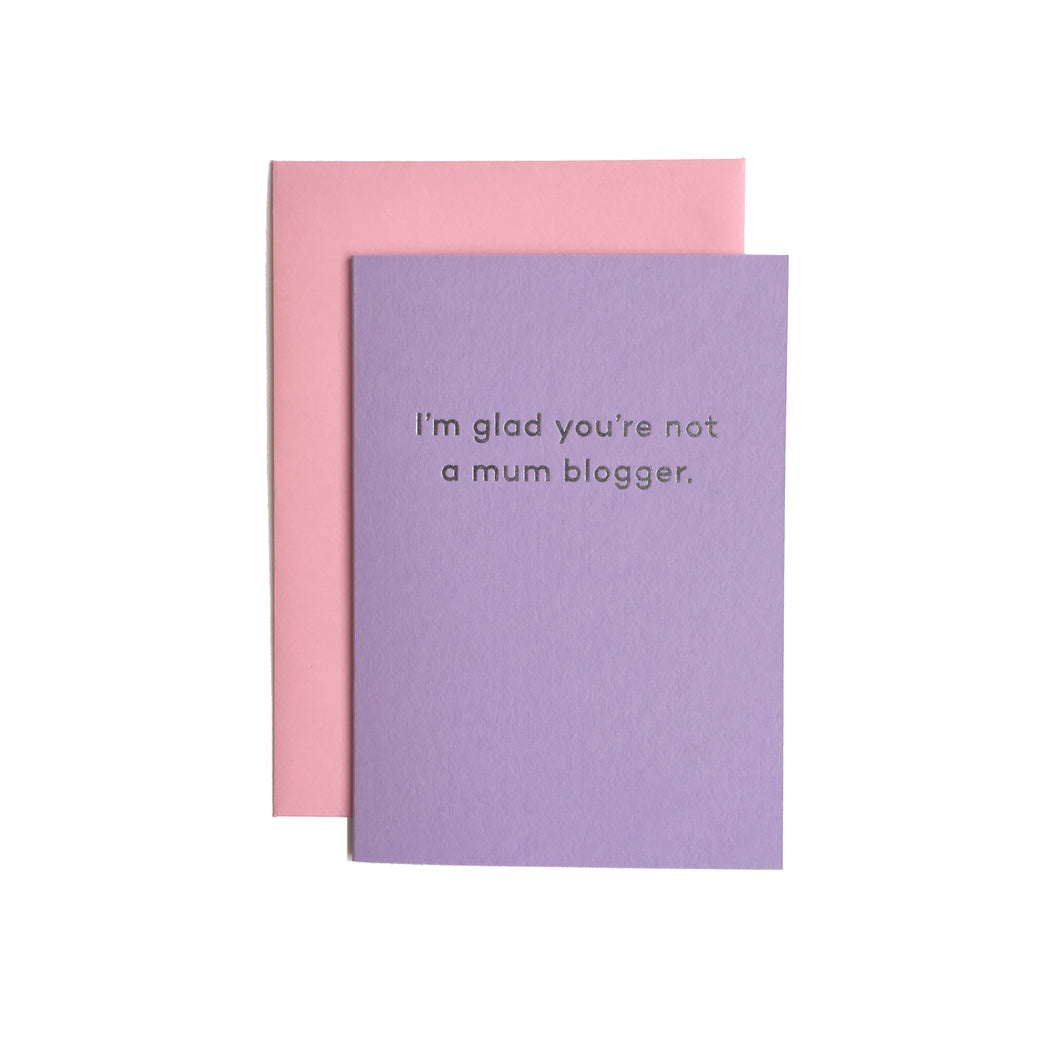 Mum Blogger Card