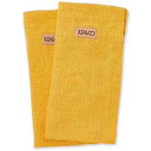 Load image into Gallery viewer, Staples Mustard Linen Napkin Set
