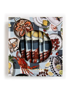 Crab & Squid Linen Napkin Set