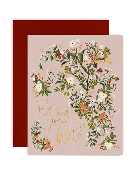 'Peace and Joy to the World' Card
