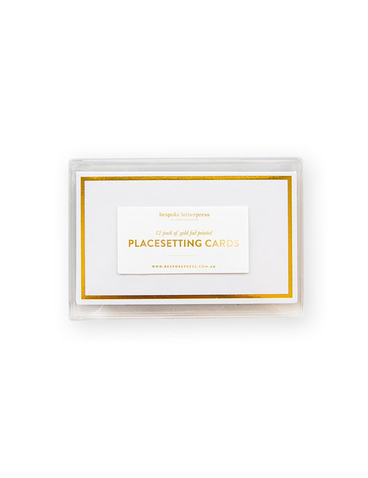 Gold Foil Place Cards