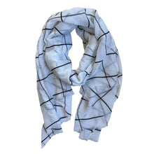Load image into Gallery viewer, Black &amp; White Print Scarf