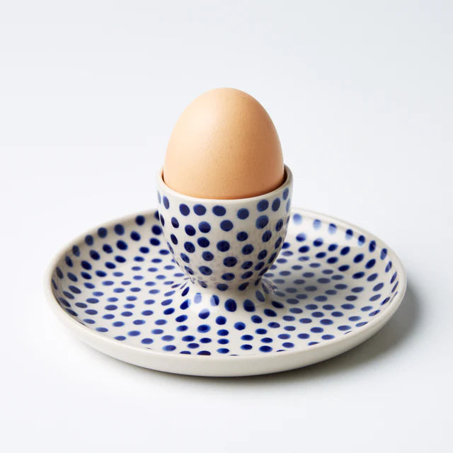 Chino Egg Cup Blue Spot