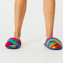 Load image into Gallery viewer, Rainbow Blast Slippers
