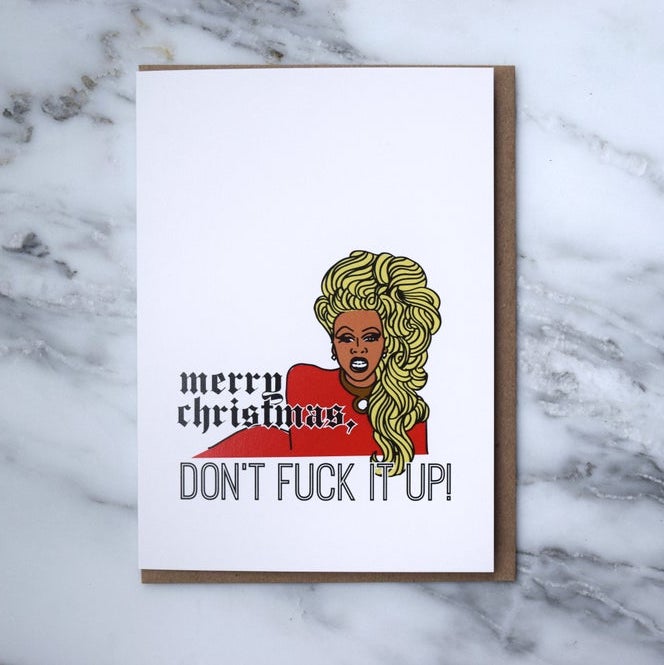 RuPaul Christmas Card